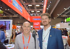 Hans Leibbrandt from Monfruit in Chile and Cristobal Jure Wilkens from Riverking Shanghai.